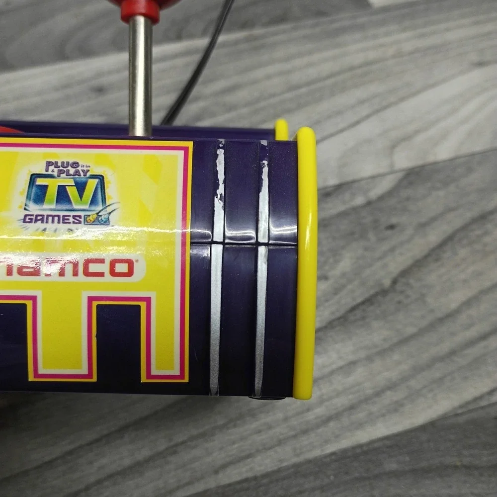 Namco Pac-Man 5-in-1 TV Plug N Play Game Jakks Pacific Arcade 2003 TESTED